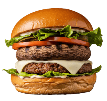Mushroom Burger from PremiYum Foods!