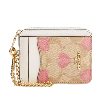 yellow app dhgate coach wallet with chain and card pockets