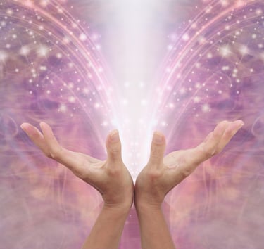 Light projecting from hands