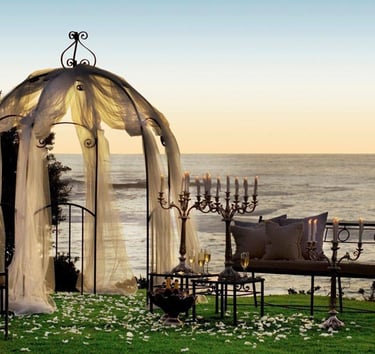 Tonnelle de jardin pavillon arche en métal