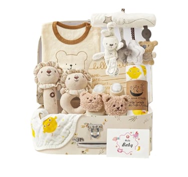 Baby gift Hamper set in a little suitcase