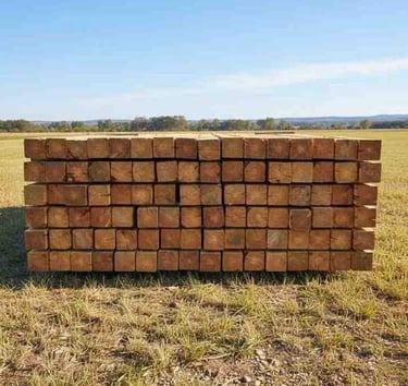 Eucalyptus wood pallet deck boards and slats in multiple thicknesses for export pallets and crates