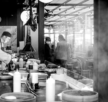 Chefs Are Cooking in The Restaurant