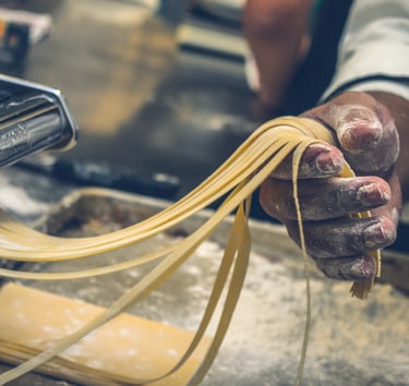Chef Making Pasta