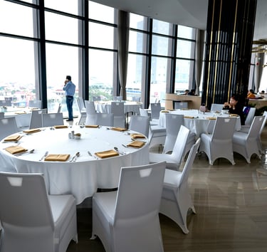 White Event Room Ready