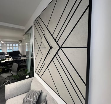 Individualizuotos akustinės plokštės DECOSONA, pritaikytos interjero sprendimams