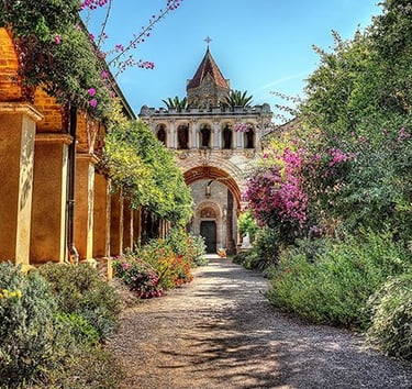 The monastere on Ile saint honorat. It doesn't get better than that