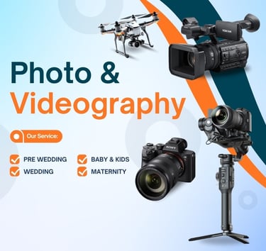 Photography and videography, a camera and a camera with a video camera