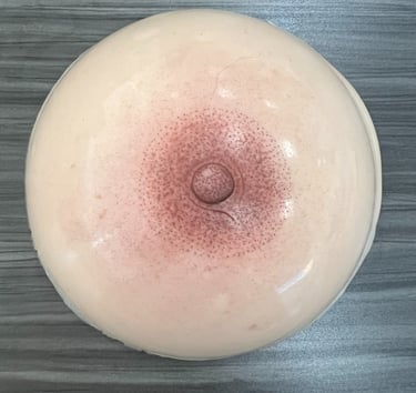 Photograph of a 3D areola restoration tattoo performed by EMPOWERink in Denver, CO