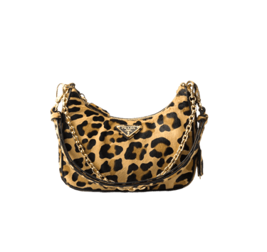 PRADA RE-EDITION PRINTED LEATHER MINI-BAG
