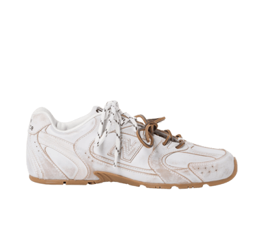 NB x Miu Miu leather sneakers