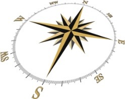 A compass for direction.