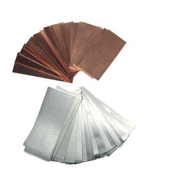 Metal electrodes for school science experiments