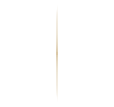 Single thin vertical gold line centered on a solid black background.