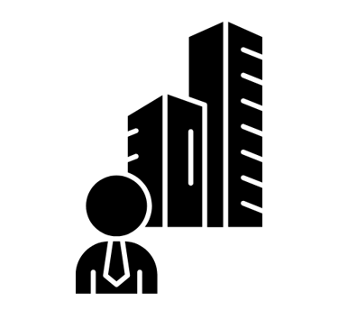 icono persona en empresa
