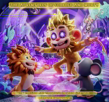 A lion and a mouse on a moon called ganymede