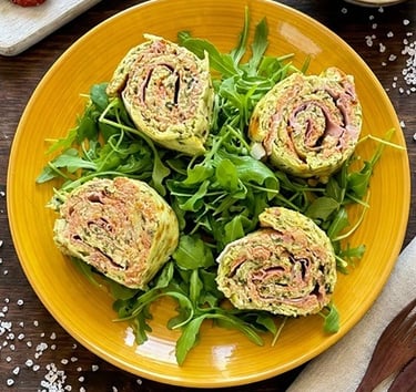 How to make gluten free baked zucchini roll ups