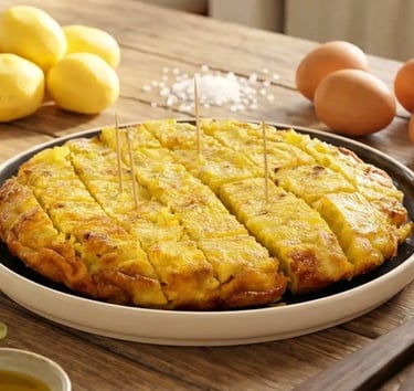 How to make make Lactose Free baked Spanish Tortilla