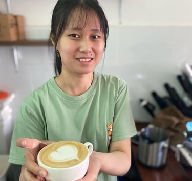 pelatihan barista, pelatihan barista pontianak, pelatihan barista gratis, pelatihan latte art pontianak, belajar latte art