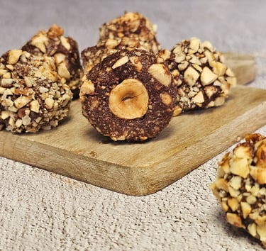 Keto ferrero rocher fatbomb, Keto recept, keto fatbomb