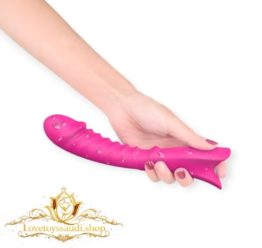 هزاز وردي منحني بتصميم انسيابي - متوفر عبر متجر ألعاب زوجية مع خدمة الدفع عند الاستلام في السعودية