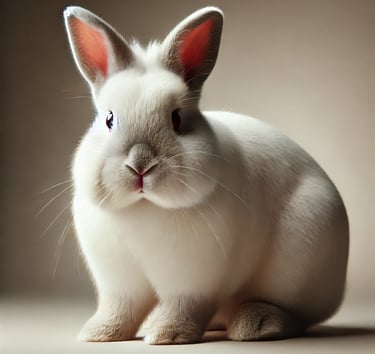 New Zealand Rabbit sitting