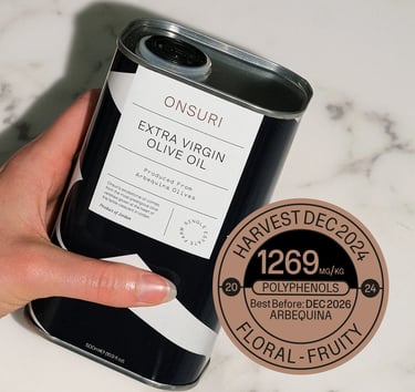 Onsuri 1269mg/kg polyphenol olive oil 