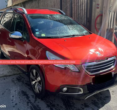 Voiture d’occasion Peugeot rouge – occasion contrôlée et garanties ExelAutos Vincennes