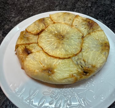 Pour le menu végétarien, charlotte de céleri rave aux champignons chez Marmite et Papillote