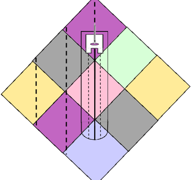 Quilt Diagonally Across Squares