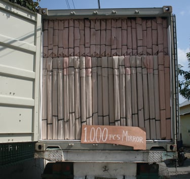 First 1.000 pcs mirror for French buyer