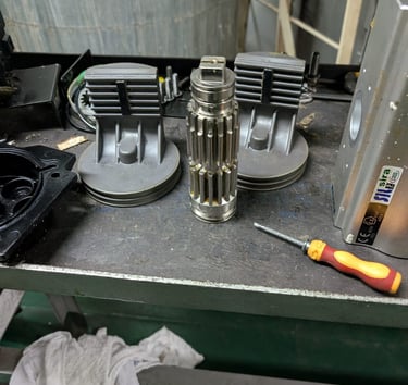 Overhauling of control valve Actuator with repair kit for Inert Gas Generator