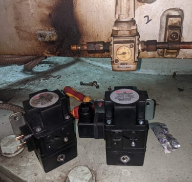 I/P E/P converter for Fuel Oil Control Regulator for Inert Gas Generator
