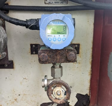 Pressure Transmitter for Main Line IG pressure for Inert Gas Generator