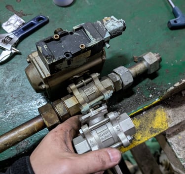 Valve for Fuel Oil Recirculating for Inert gas Generator