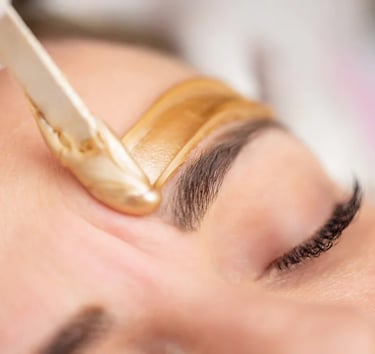 stock image of waxing 