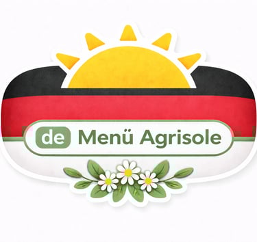 icona menu bandiera germania