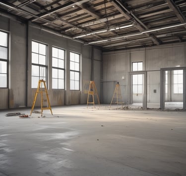 a man riding a skateboard down a street next to tall buildings