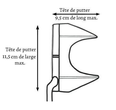 taille putter maillet