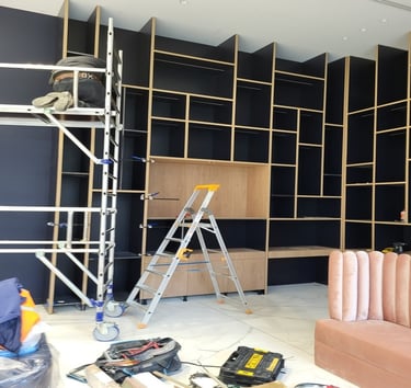 Bibliothèques et rangements sur mesure