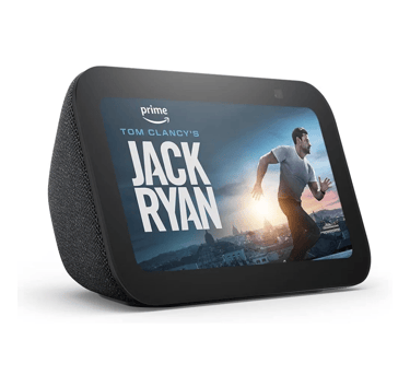Amazon Echo Show smart display streaming Tom Clancy's Jack Ryan on Prime Video.