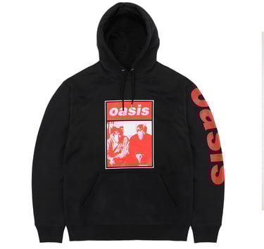 Live '25 Wonderwall Red Photo Hoodie Black