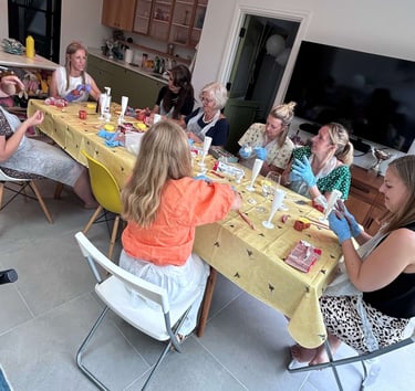 boob pot making hen party