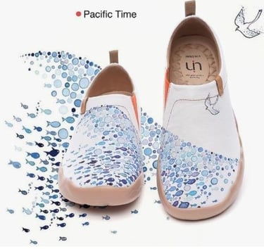 Lightweight, comfortable travel shoes ideal for long walks and easy packing.