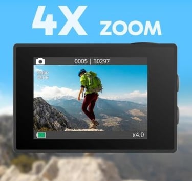 20MP WiFi Action Camera with EIS Ultra HD .
