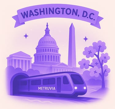 Official Brand Logo of Metruvia for Washington D.C