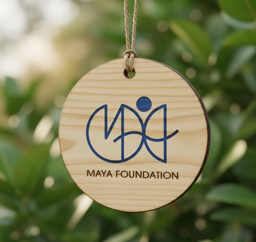 Maya Foundation Logo, design by : Mantegh Studio