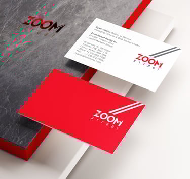 Zoom Street Business card design by : Mantegh Studio
