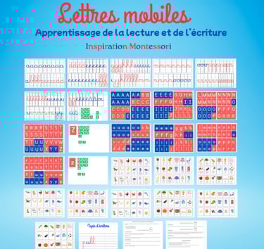 lettres mobiles montessori