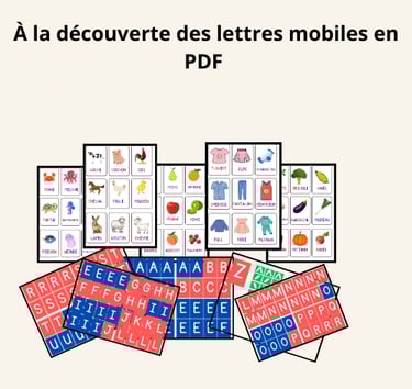 lettre mobile majuscule